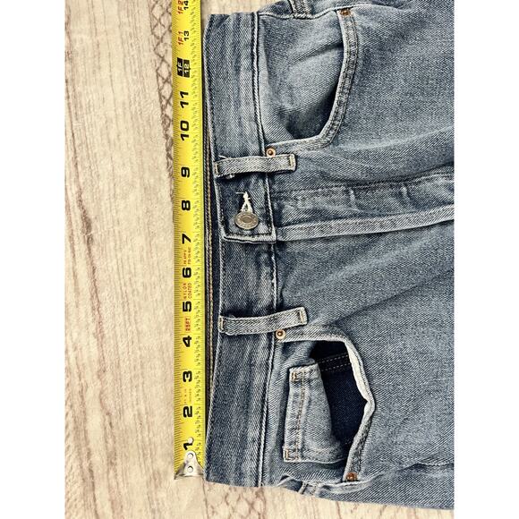 Women's SIze 26 Pacsun Distressed Ultra High Slim Denim Jeans Medium Wash - Picture 5 of 10